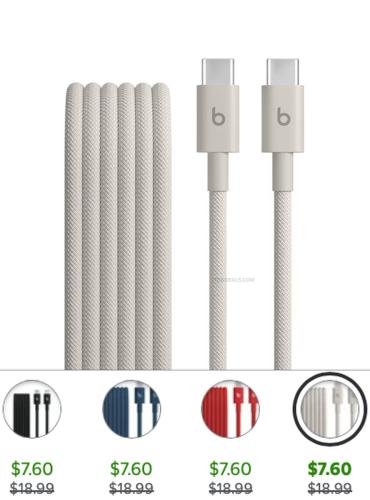 Beats USB-C Woven Cable 60% Off deal at Walmart