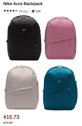 Nike Aura Backpacks as Low as $15 deal at Dick's Sporting Goods