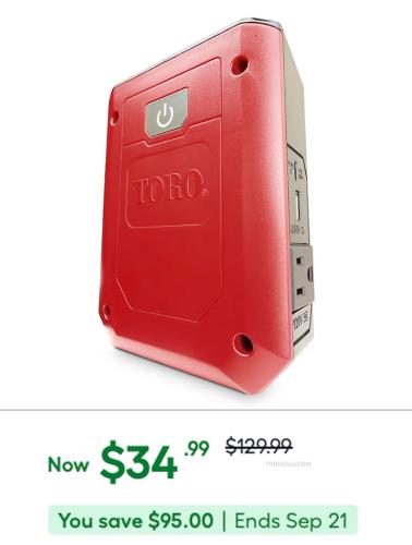 Toro Flex-Force 60V Power Station 73% Off deal at Lowe's