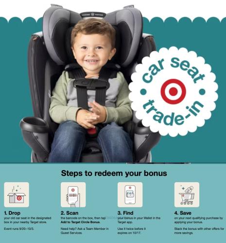 Target Car Seat Trade-In: 20% Off Baby Gear deal at Target
