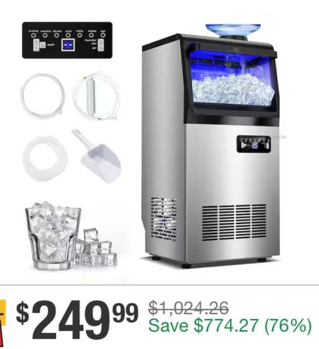 TITTLA 120 LB Ice Maker 76% Off at Home Depot deal at Home Depot