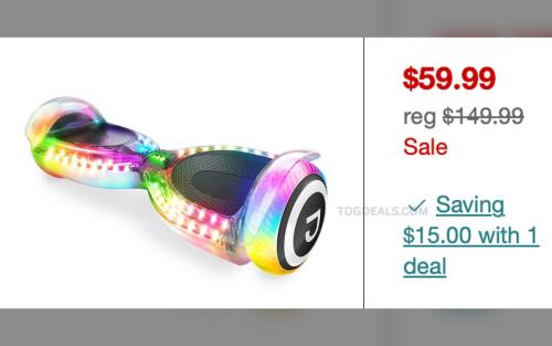 Jetson Pixel Hoverboard 60% Off at Target deal at Target