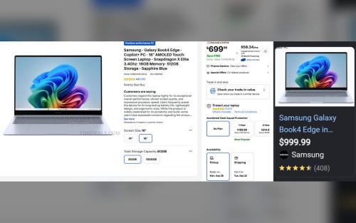 Samsung Galaxy Book4 Edge $699.99 at Best Buy deal at Best Buy