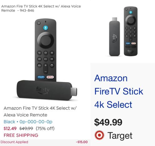 $12 Amazon Fire TV Sticks at HSN deal at HSN