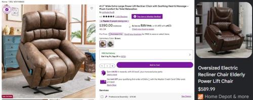$1410 Off Recliner Massage Chair at Wayfair deal at Wayfair
