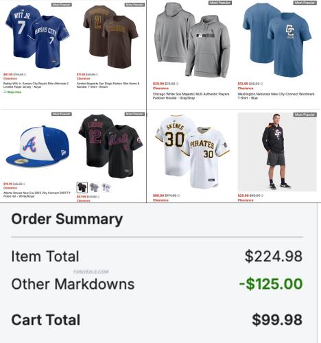 MLB Men's Sale: Free Shipping at Fanatics deal at Fanatics