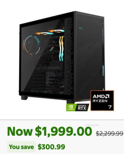 Gigabyte Aorus Prime 5 RTX 5070 TI PC $300 Off deal at Walmart