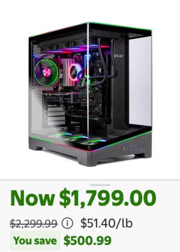 Skytech Harpy RTX 5070 Gaming PC $500 Off deal at Walmart