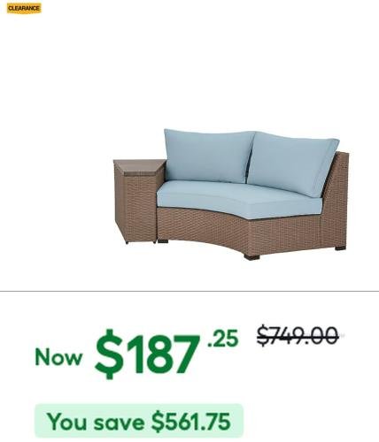 Allen + Roth Emerald Cove Patio Set 75% Off deal at Lowe's
