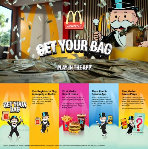 McDonald's Monopoly Game Returns Oct 6 deal at McDonald's