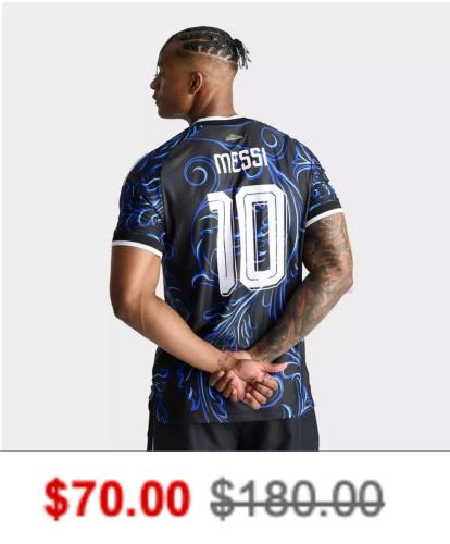 Adidas Argentina Messi Jersey $70 (61% Off) deal at Finish Line