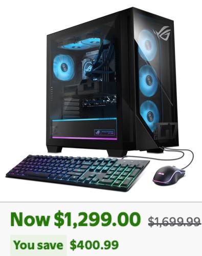 ASUS ROG G700 RTX 5060 TI PC $400 Off deal at Walmart