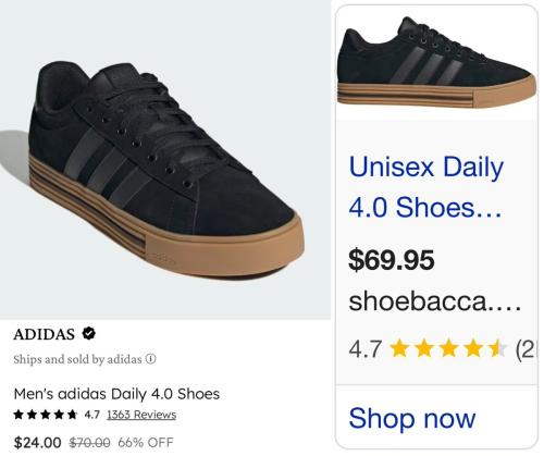 Adidas Shoes Dropped to $24 deal at ShopSimon