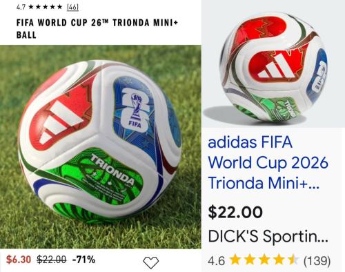 $6 Adidas FIFA World Cup Soccer Ball deal at Adidas