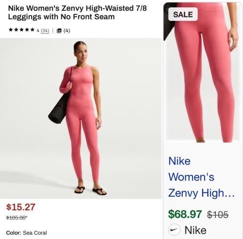 85% Off Nike Women's Leggings at Dick's deal at Dick's Sporting Goods